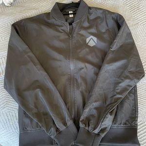 Mens Black Windbreaker